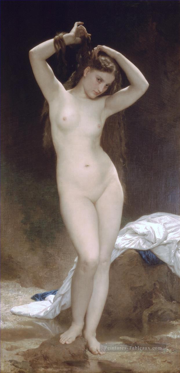 Baigneuse 1870 William Adolphe Bouguereau Nu Peintures à l'huile